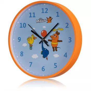 DieMaus Horloge murale pour enfants Souris, éléphant & canard