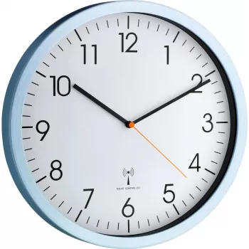 Horloge murale TFA 60.3517.55 - Quartz - Bleu - Aluminium - Verre - 30 cm