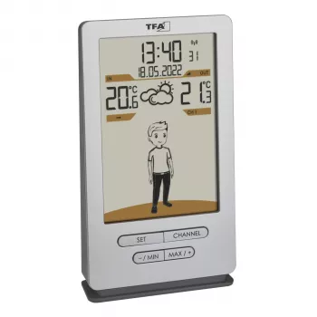 TFA WEATHER JACK 35.1166.54 Station météo sans fil avec prévisions sur 12-24 heures