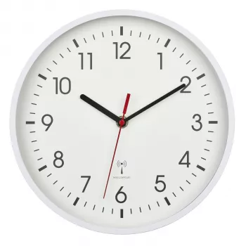 TFA Dostmann 60.3550.02 Horloge murale radio-pilotée 24,5 cm x 4,2 cm blanche