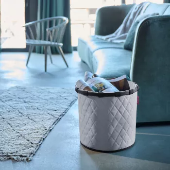 Panier de rangement Reisenthel Homebasket M gris aluminium polyester