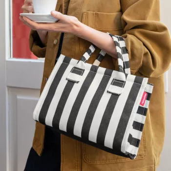 Reisenthel dailyshopper XS summerstripes noir