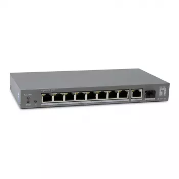 Switch PoE+ LevelOne 8xGE PoE/1xGE/1xSFP 120W non administrable plastique