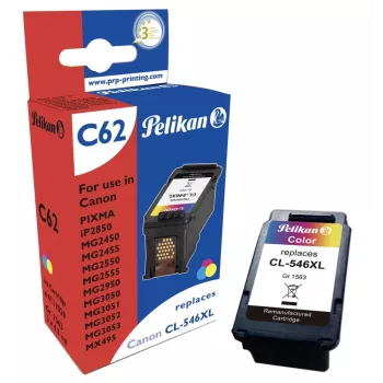 Pelikan Cartouche d'encre compatible pour Canon CL-546XL (tricolore, haute capacité)