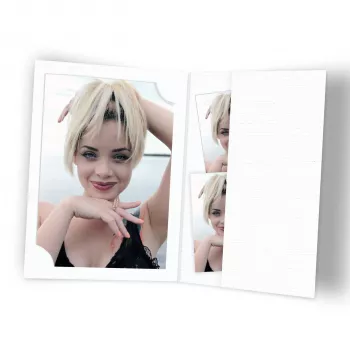 Chemises pour photos d'identité DAIBER blanc lot de 100 pour 3 formats