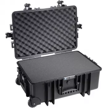 Valise de transport B&W Outdoor Case Type 6700 noire avec insert en mousse