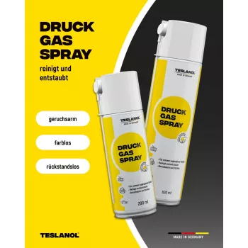 Teslanol Compressed Air Spray 400ml for Electronics