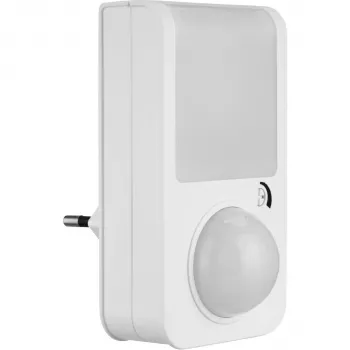 REV Applique murale LED à brancher avec détecteur de mouvement 2,5 W blanc