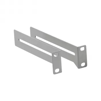 Ensemble d'équerres EFB-Elektronik pour tiroirs 1/2/3HE, 2 pièces, RAL7035 gris clair