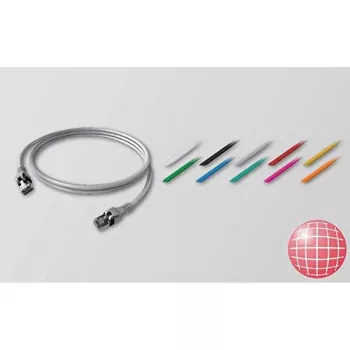 Câble patch EasyLan PushPull IP20 Cat. 6A DualBoot, 5,0 m (CP1OAHAHA0050)