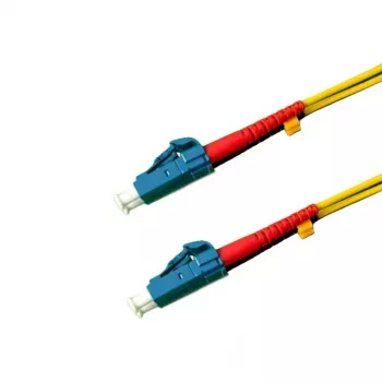 Câble patch fibre optique GRAFENTHAL OS2 monomode LC-LC duplex 1 m LSZH jaune