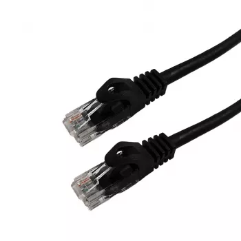 Câble patch Grafenthal CAT6A S/FTP CU 0,5 m noir