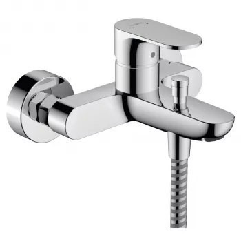 Mitigeur de bain Hansgrohe Rebris S à levier unique pose en applique chrome
