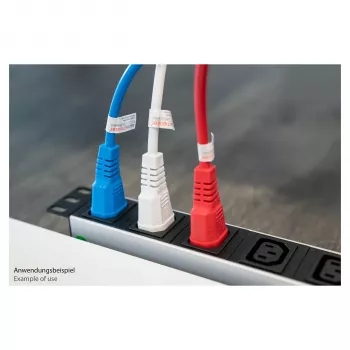 Rallonge électrique KABELMEISTER IEC C14 vers C13, bleue, 1,0 m, 1,00 mm², 10 A, 250 V