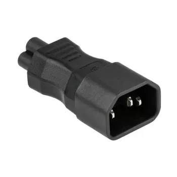 Câble adaptateur d'alimentation Kabelmeister C14 vers C5 0,2 m noir