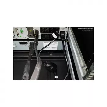 Câble d'alimentation Kabelmeister C14 vers prise Schuko noir 1 m