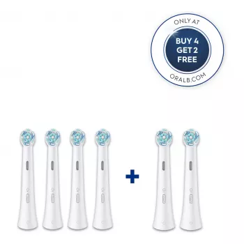 Têtes de brosse Oral-B iO Gentle Care blanc, lot de 6