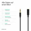 Câble jack audio ShiverPeaks mini flex