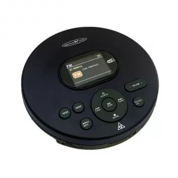Lecteur CD portable Reflexion PCD540DAB/BK avec radio DAB+, lecture MP3, noir