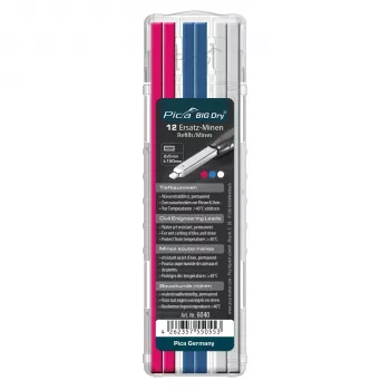 Mines de recharge Pica Big Dry Refills Civil Engineering 6040 pour crayon de marquage en profondeur