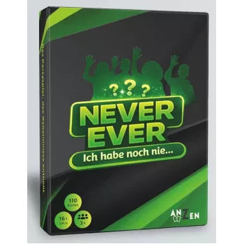 ANZEN NEVER EVER - Jeu de cartes party Ich hab noch nie