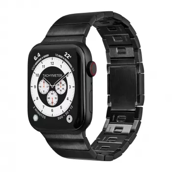 Bracelet LAUT LINK 2.0 pour Apple Watch 42/44/45/49 mm (noir)
