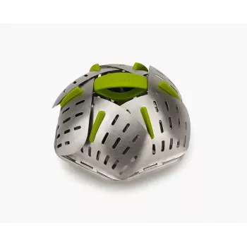 Panier vapeur pliable en acier inoxydable Joseph Joseph Bloom - 16 cm
