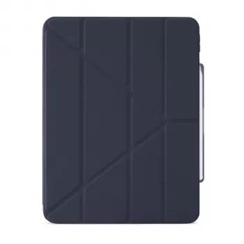 Étui Pipetto Origami No3 Pencil pour iPad Air 13 M2 (2024) bleu foncé