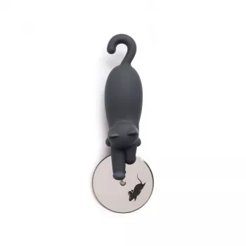 OTOTO Kitty Cut coupe-pizza - design chat noir et blanc