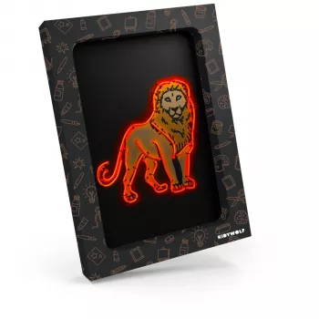 KIDYWOLF kit de décoration murale lumineuse 3 pièces animaux