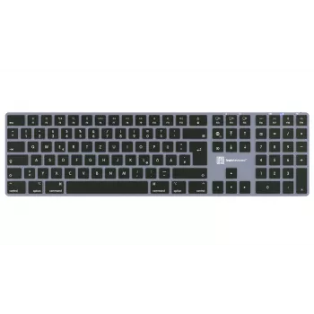 Clavier Logickeyboard Titan DE (Mac) - disposition allemande, filaire USB, rétroéclairé