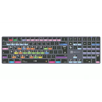 Clavier Logickeyboard FL Studio TITAN pour Mac - USB filaire - noir avec touches codées par couleur