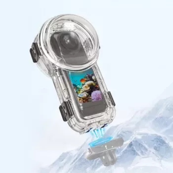 Caisson étanche sous-marin PULUZ 60m pour Insta360 X5 / X5 / PU760T