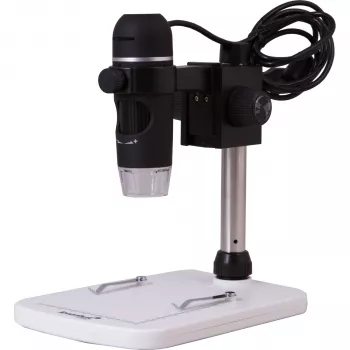 Microscope numérique Levenhuk DTX 90 - noir - 10x-300x - écran LCD 3 inch - 2 MP - LED - USB