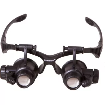 Loupe frontale Levenhuk Zeno Vizor G4 avec éclairage LED