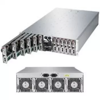 Barebone serveur rack 3U 12 nœuds Supermicro SuperServer 5038ML-H12TRF noir