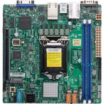 Carte mère Supermicro MBD-X12STL-IF - Mini-ITX - LGA1200 - Intel C252 - DDR4 - double Gigabit LAN - IPMI