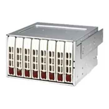Supermicro CSE-M28E1 Mobile Rack (beige) - Baie 2x 2,5 pouces pour HDD/SSD SAS/SATA avec ventilateur pour baie 5,25 pouces