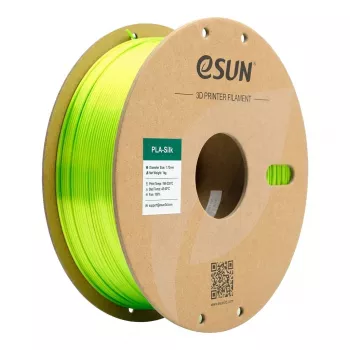 eSUN ePLA-SILK 1,75 mm vert citron 1 kg Filament pour imprimante 3D