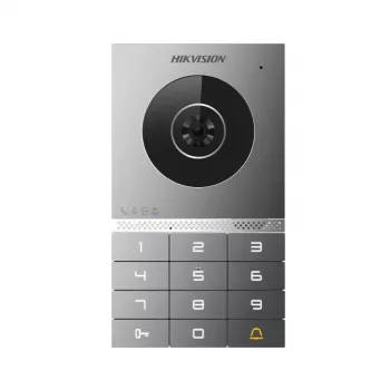 Hikvision DS-KV7023EY-IME2 Station de porte vidéo, 2 MP, PoE, IP65, IK08, Mifare