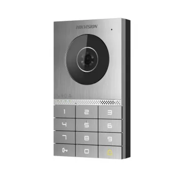 Hikvision DS-KV7023EY-IME2 Station de porte vidéo, 2 MP, PoE, IP65, IK08, Mifare