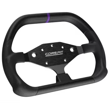 CONSPIT DX320 volant en D - grip Alcantara 320mm, fibre de carbone, RGB