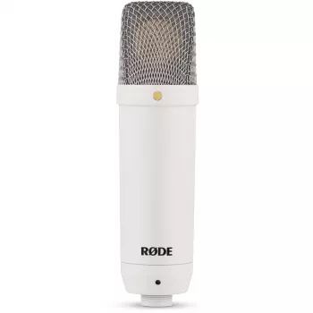 Microphone à condensateur à large membrane RODE NT1 Signature White