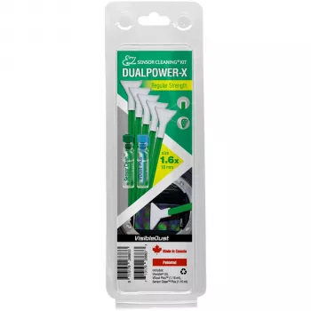 Kit de nettoyage d'appareil photo Visible Dust DUALPOWER-X - 2,3 ml - 7 pièces - multicolore - blister