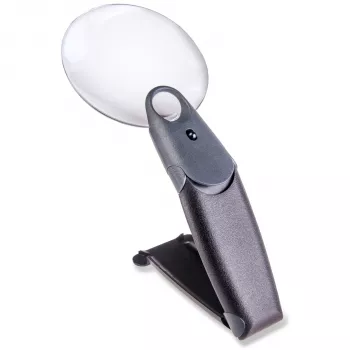 Loupe Carson FH-25 FreeHand 2,5x avec éclairage LED, noire