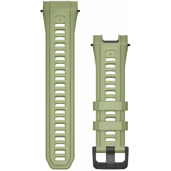 Bracelet de remplacement Garmin Instinct 3 50 mm 26 mm silicone vert fougère (010-13396-08)