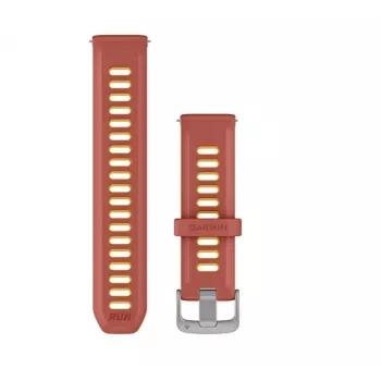 Bracelet Garmin Quick Release 20 mm silicone rose rouge/mangue (010-11251-B9)
