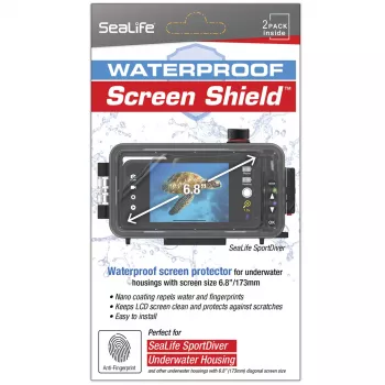 Protecteur d'écran Sealife SportDiver (SL4005) - lot de 2, transparent, film PET