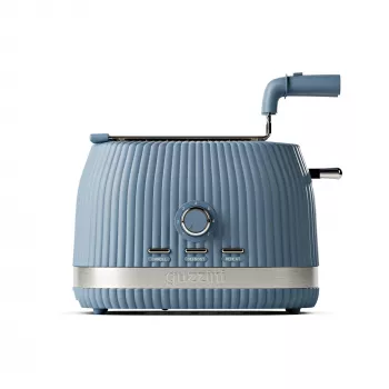Grille-pain Guzzini Sous Chef avec pinces pliables pour 2 tranches, bleu marine