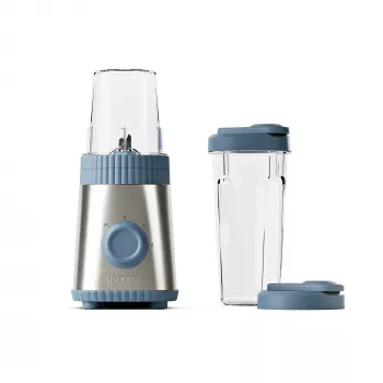 Mixeur mobile Guzzini Sous Chef ON-THE-GO, bleu marine - mixeur compact avec 2 gobelets